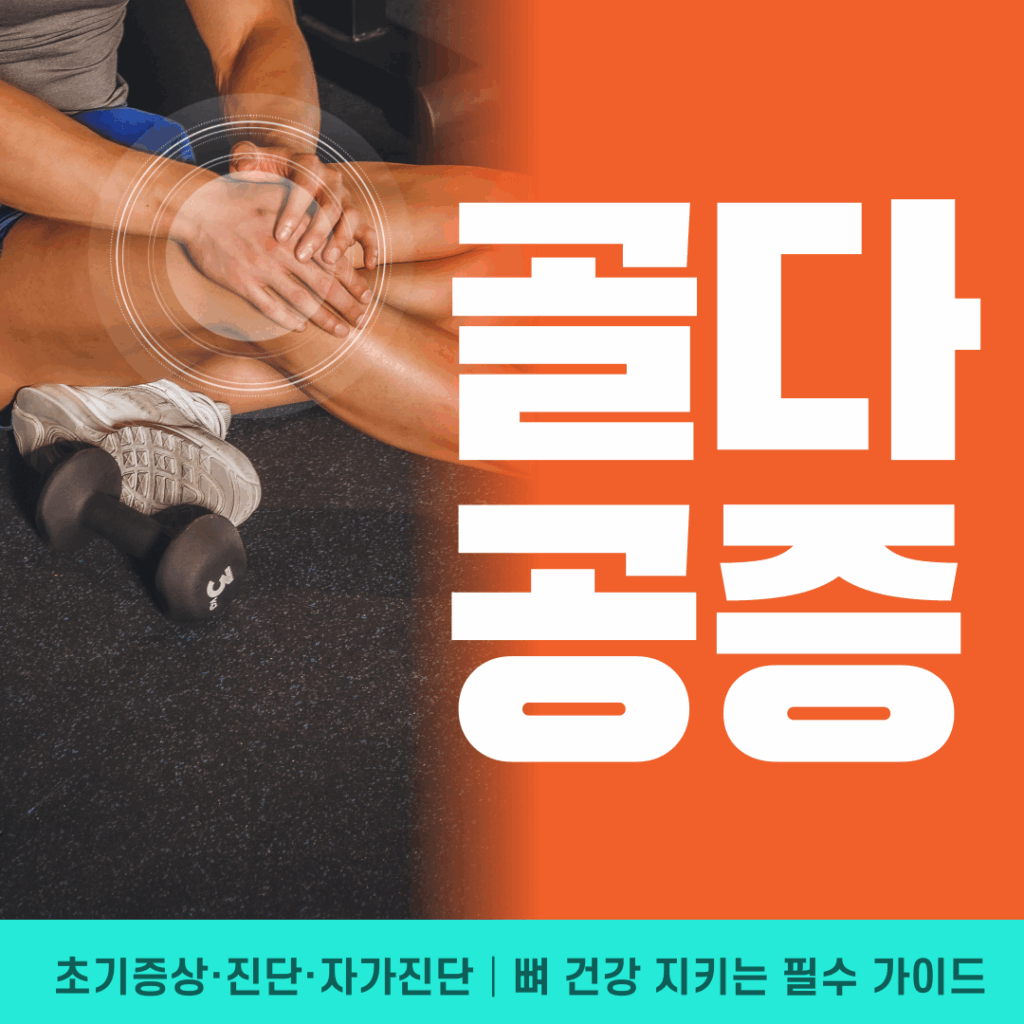 골다공증 초기증상·진단·자가진단│뼈 건강 지키는 필수 가이드 요약이미지