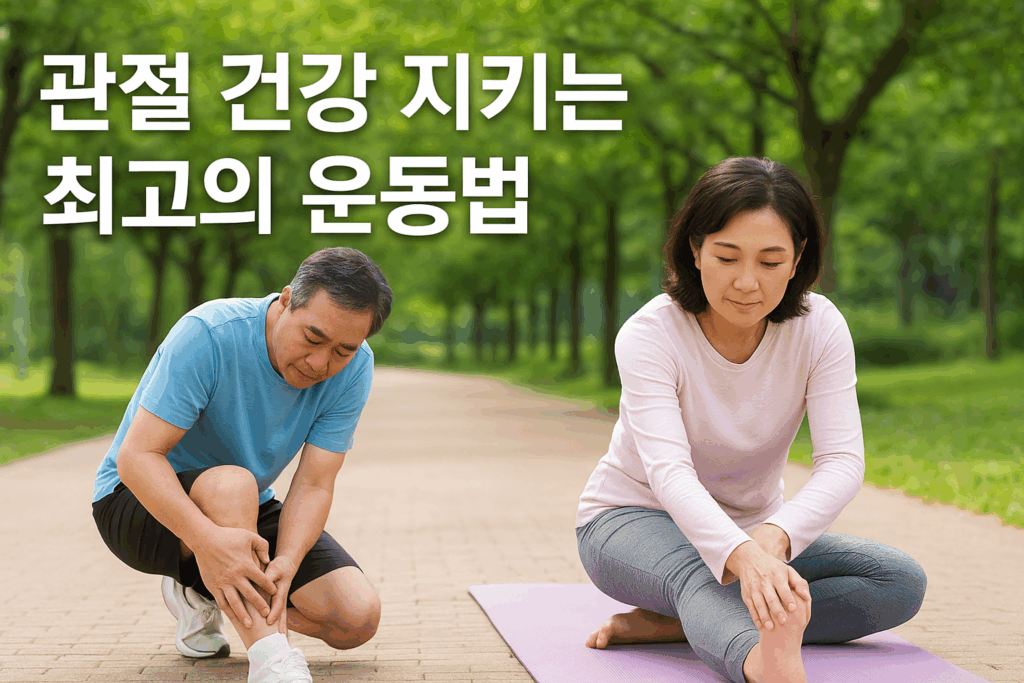 관절 건강 지키는 최고의 운동법, 무릎부터 어깨까지 편안하게 요약이미지