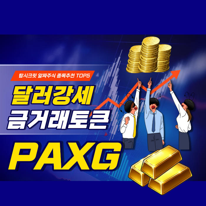 미 달러 강세 속 금거래 토큰 PAXG, 원화 약세 시대의 대안이 될까 요약이미지