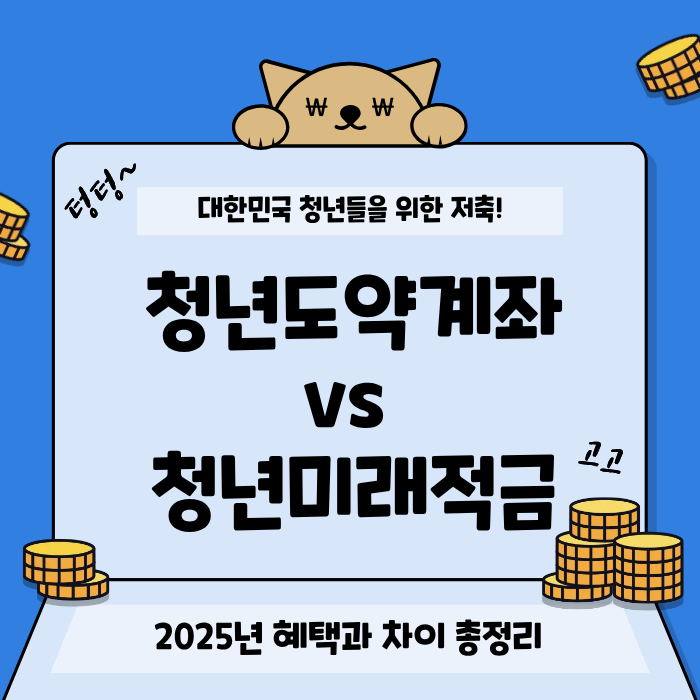 청년도약계좌 vs 청년미래적금, 2025년 혜택과 차이 총정리 요약이미지